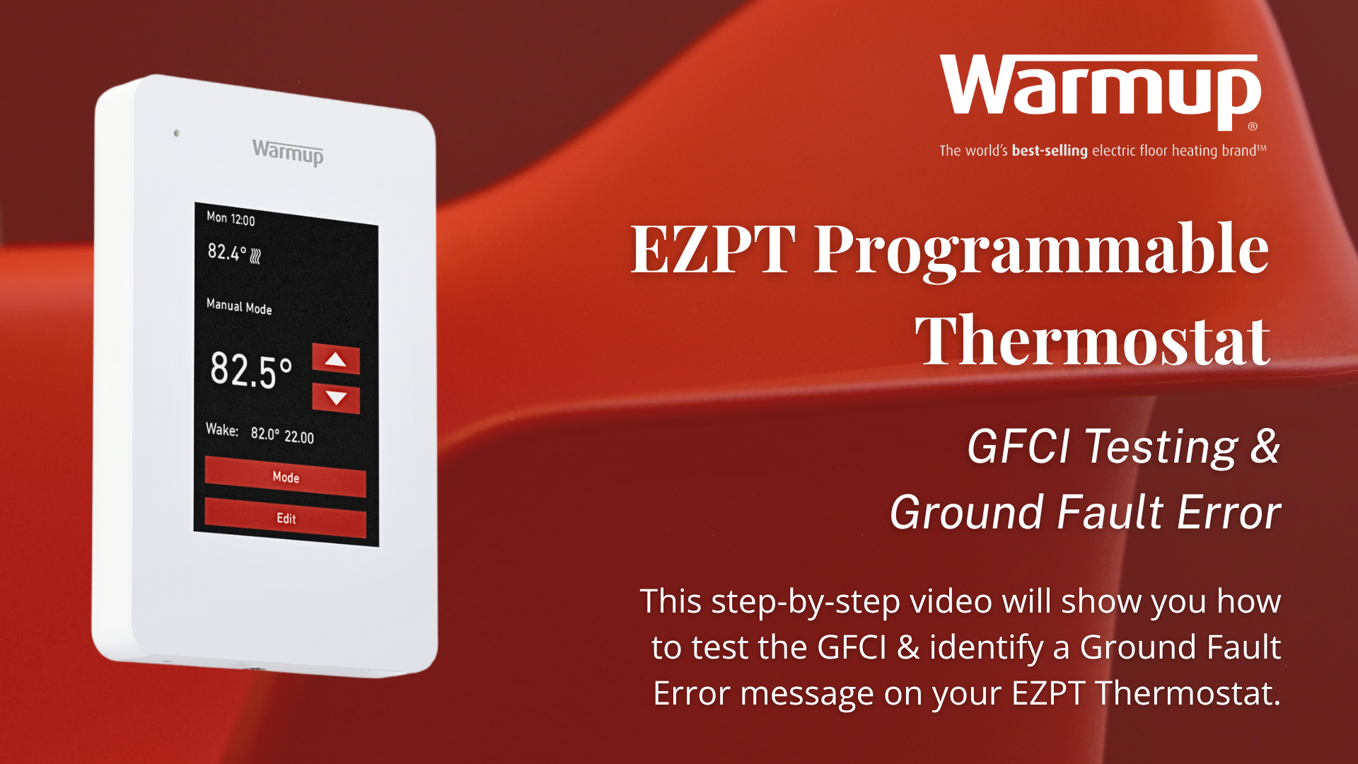 how to test the gfci on an ezpt thermostat