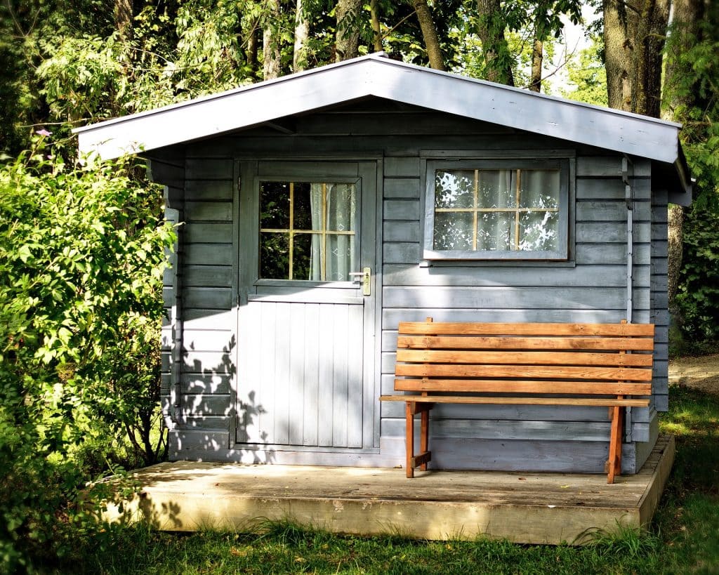 Cabin with radiant heating.