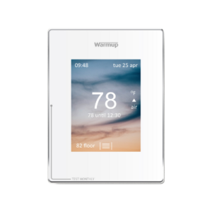 4iE thermostat with regular heating limits set.