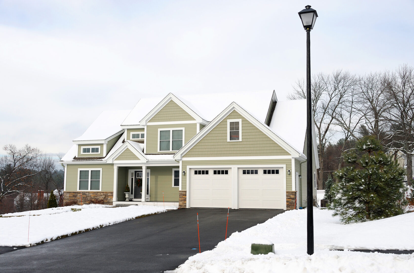 Home with a heated driveway.