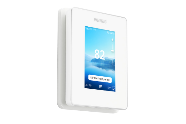 6iE Smart Thermostat in white