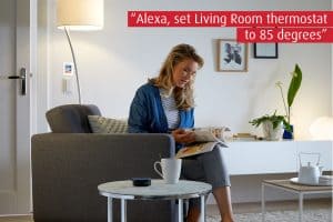 Using Alexa with the 4iE Thermostat