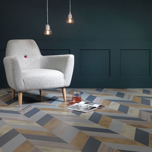 Floor with underfloor heating.