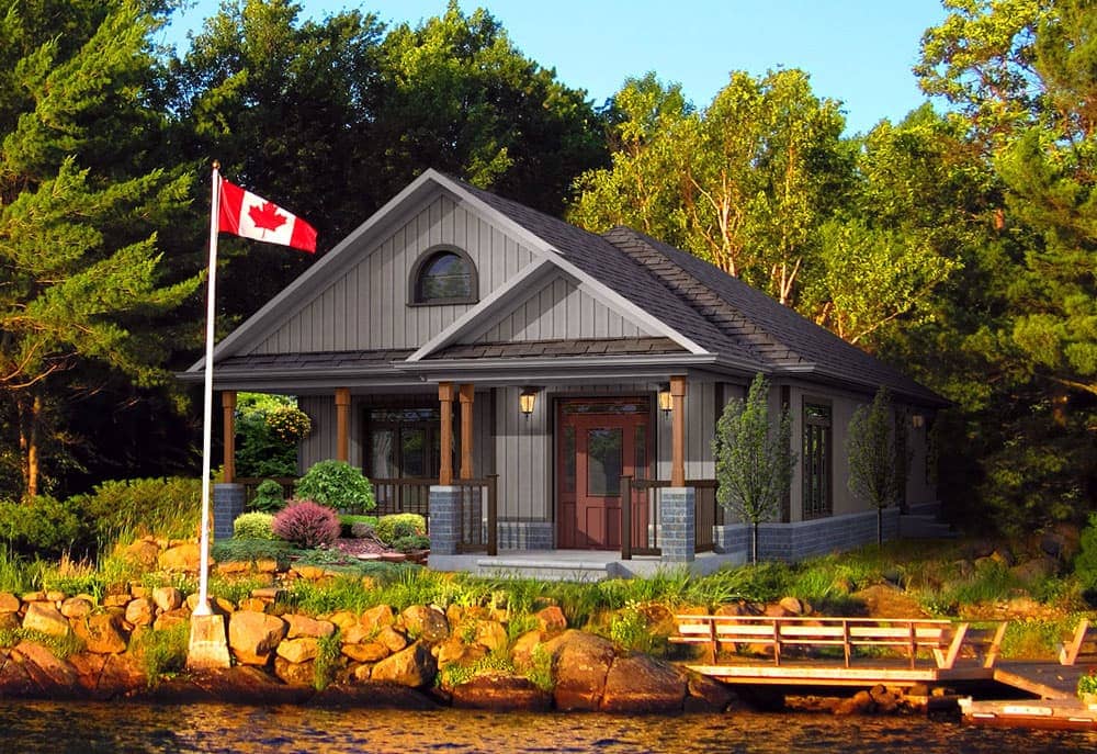 Canadian home with UFH.