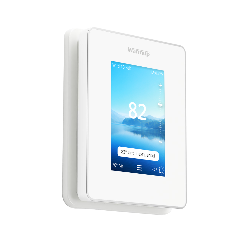 thermostat intelligent 6iE blanc angle latéral