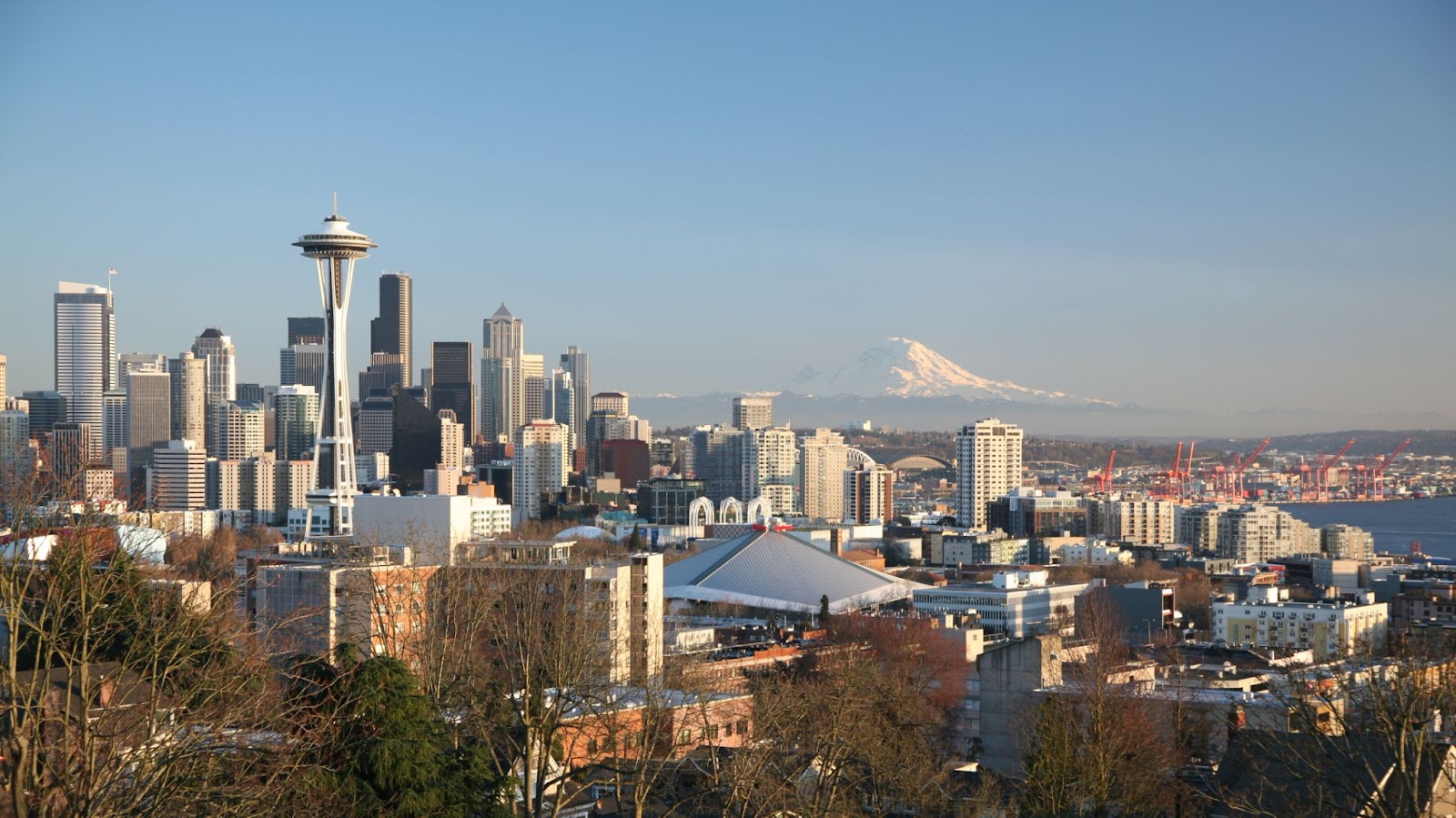 Seattle skyline.