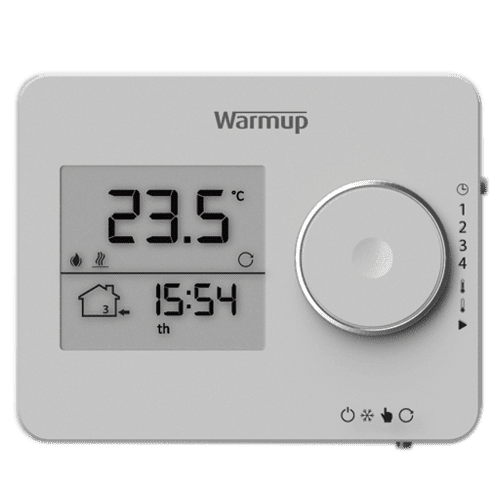 Warmup Tempo white thermostat.