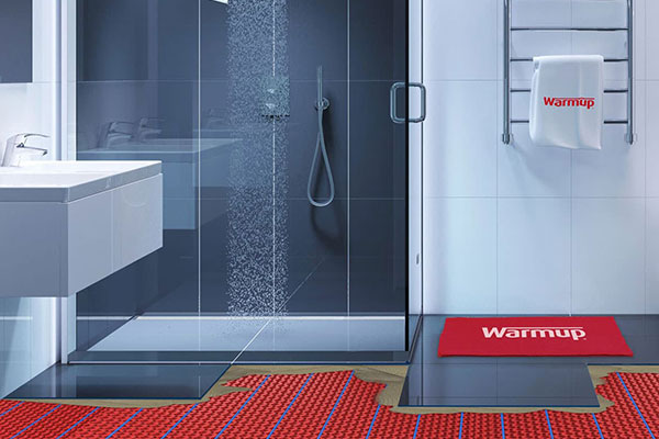 underfloor heating in shower