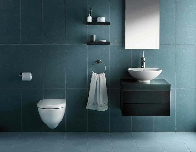 Bathroom with underfloor heating.