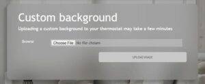 MyHeating App custom background.