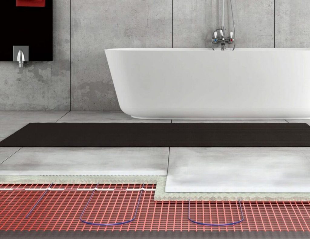 A Complete Set-Up - Add Radiant Floor Heating to Your Bathroom