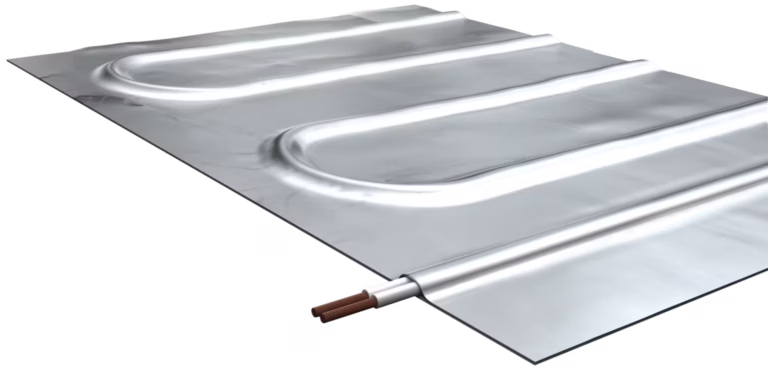 A closeup image of Warmup's Foil Mat Heater.