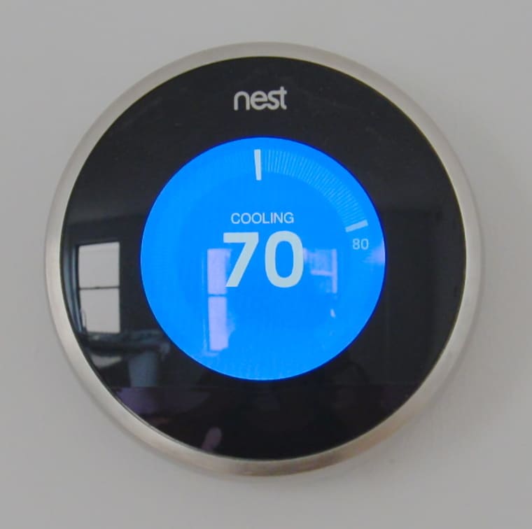 Nest thermostat.