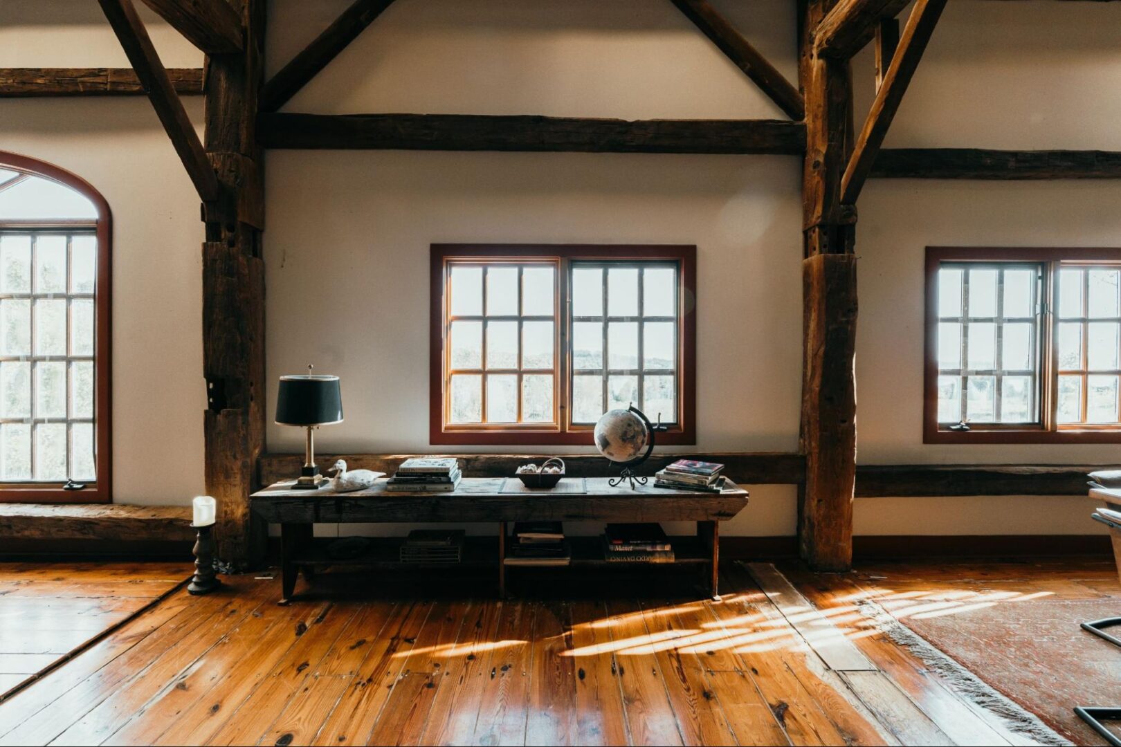 Barndominium with radiant heating.