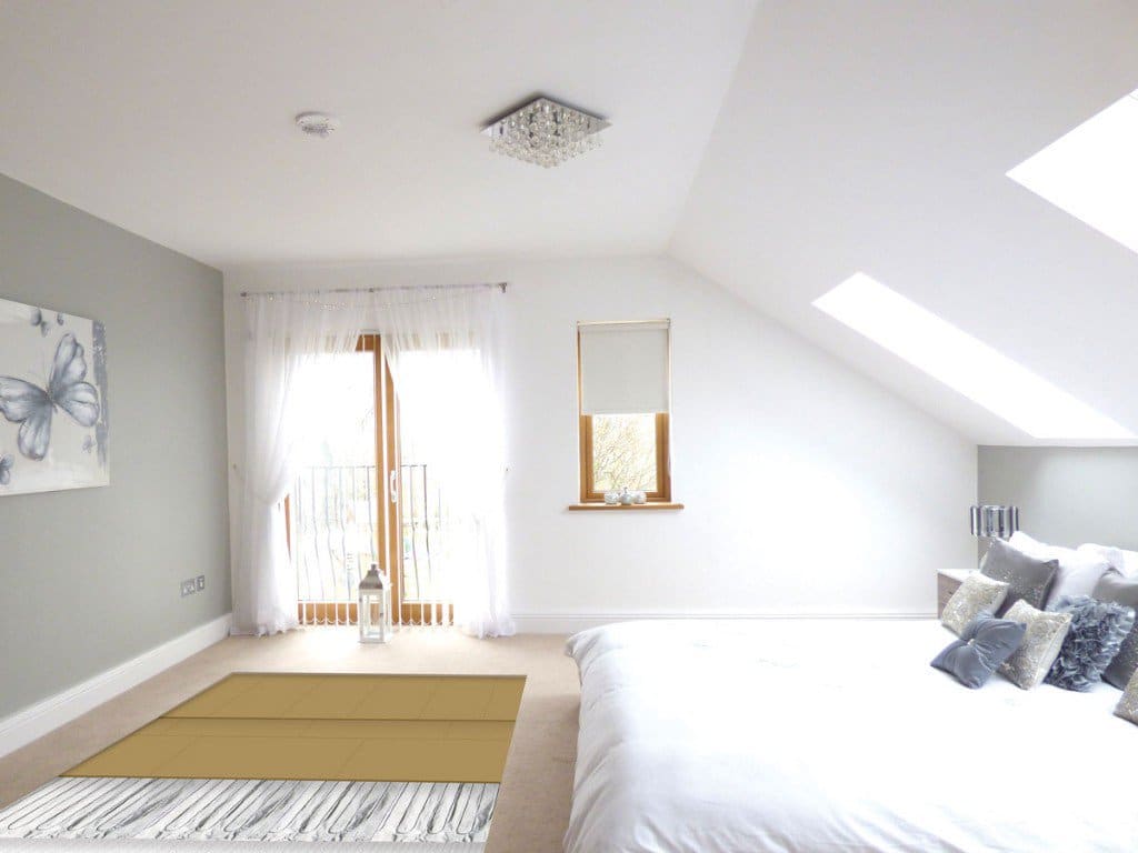 loft with-foil heater