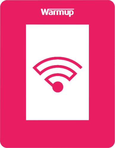 thermostat-icon-white-1-e1641828292724-CORAL An icon depicting a Warmup thermostat