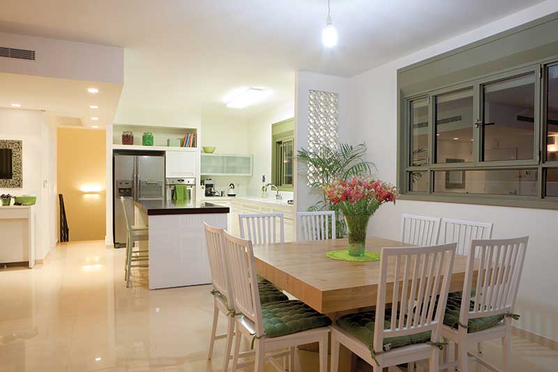 spacious modern kitchen